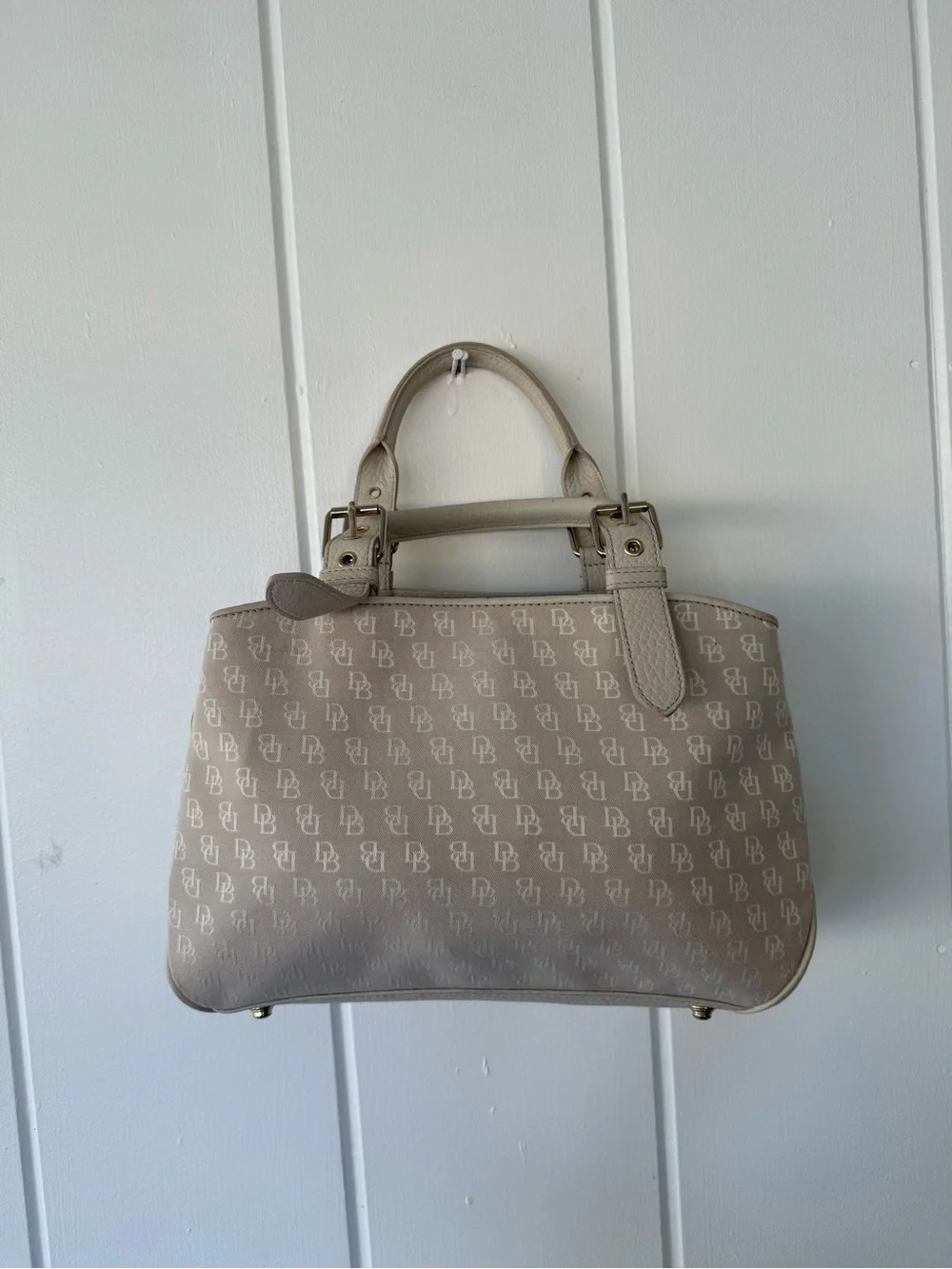 Dooney & Bourke Vintage Monogram Buckle Satchel